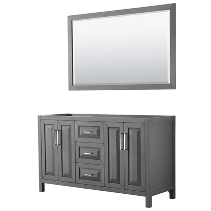 Daria Double Bathroom Vanity - 59W x 35H x 21.5D