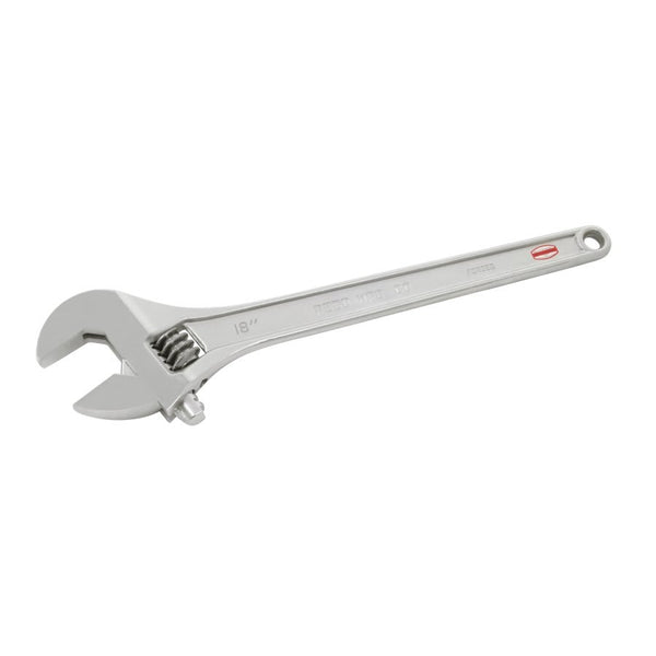 Adjustable Wrench, 2-1/16 in, 18 in OAL, Nickel Chrome Plated