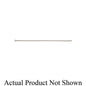 Closet Riser, 3/8 in, 20 in L, Satin Nickel