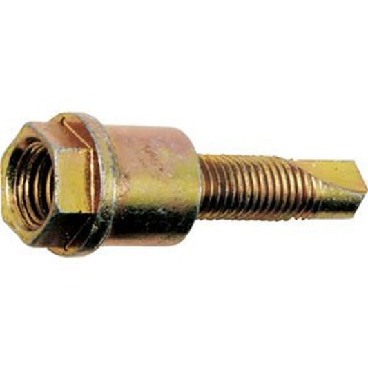 Threaded Rod Anchor, 3/8 in, 1-1/8 in L, Electrogalvanized