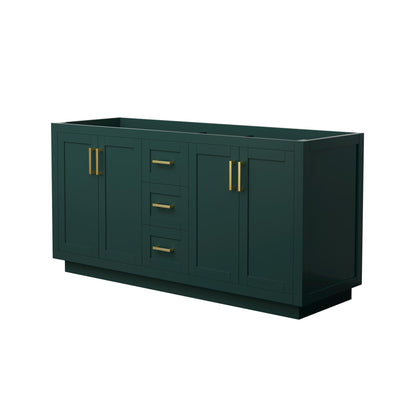 Miranda Double Bathroom Vanity - 65.25W x 33H x 21.75D