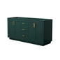 Miranda Double Bathroom Vanity - 65.25W x 33H x 21.75D