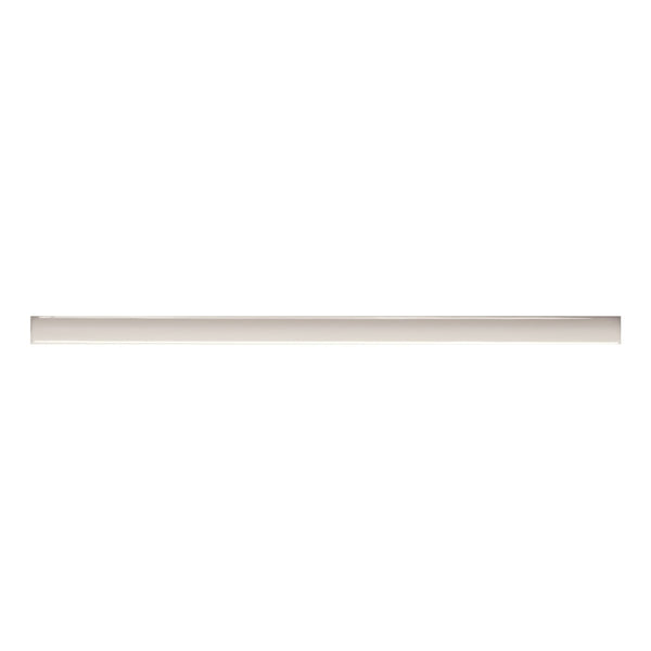 Clara .5" x 12" Glossy Ceramic Jolly Trim in Grey