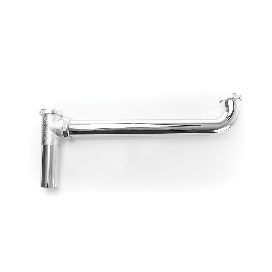 Continuous Waste, End Outlet, 1-1/2 in, Brass, 20 ga, Polished Chrome