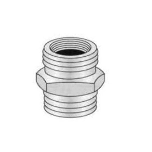 Adapter, 3/4 x 1/2 in, Male Hose Thread x FNPT, Brass