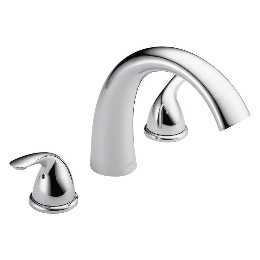 Classic Tub Faucet Trim, ADA, Deck Mount, Chrome