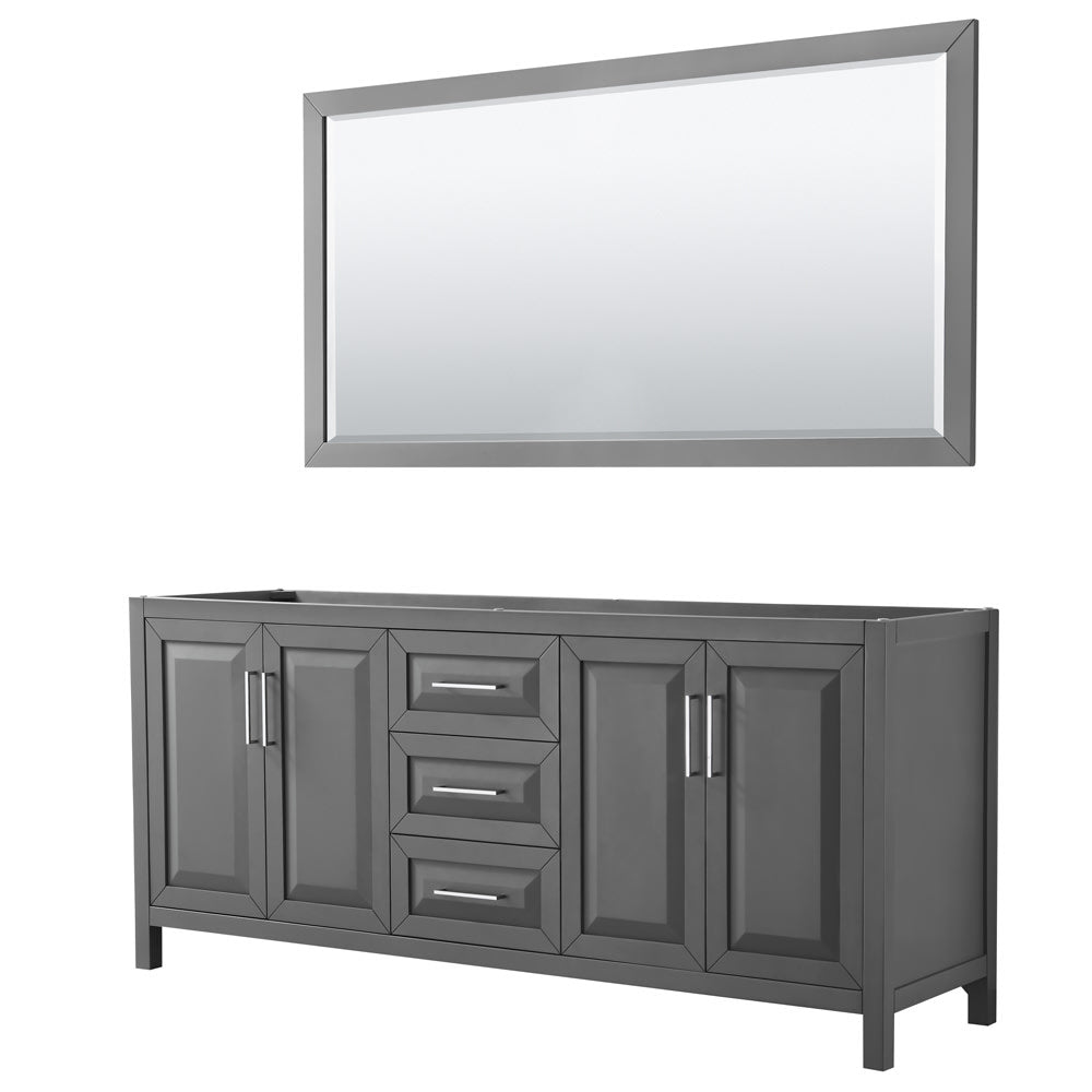 Daria Double Bathroom Vanity - 78.75W x 35H x 21.5D