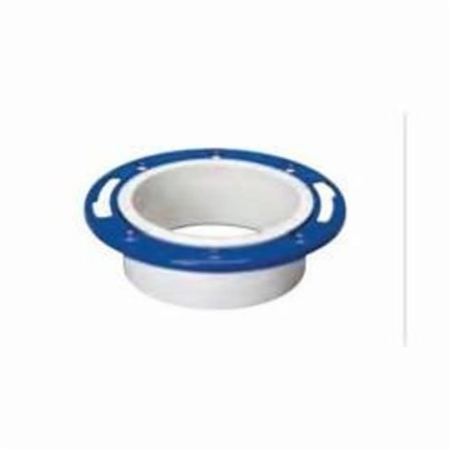 Adjustable Closet Flange, 4 x 3 in, Hub, PVC, SCH 40/STD
