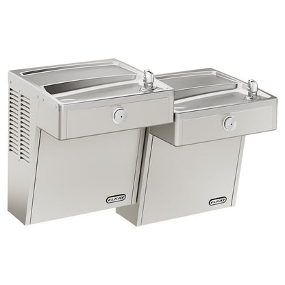 Wall Mount Vandal Resistant Bi-level ADA Cooler Non-Filtered Refrigerated Stainless