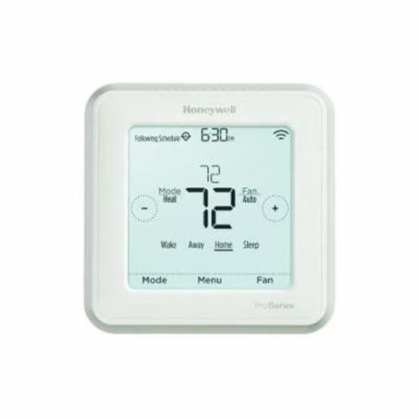 Tradeline® 6000 Thermostat, Wi-Fi, Programmable Thermostat, 40 to 90 deg F Heat/50 to 99 deg F Cool Control, 1 deg F Differential, Relay Switch