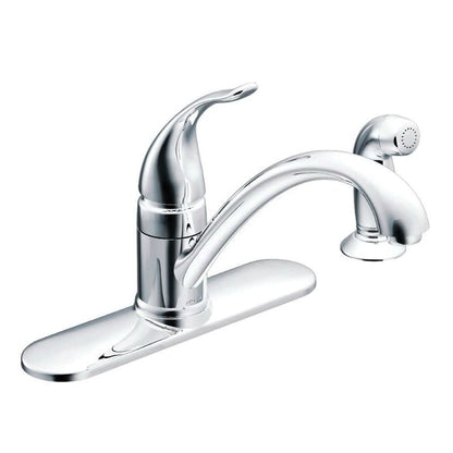 Torrance™ Kitchen Faucet, Deck Mount, ADA, 1 Lever Handle, 2 or 4-Hole, Polished Chrome