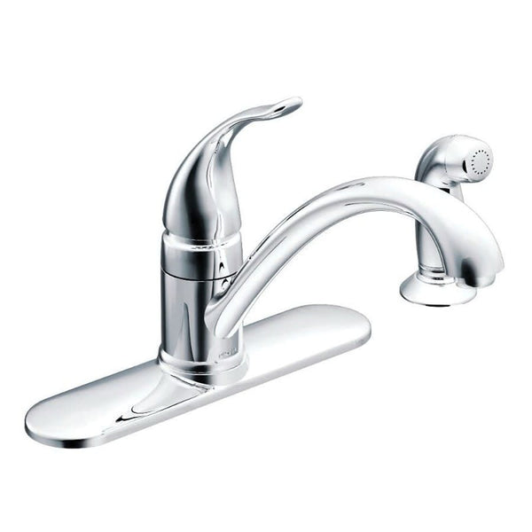 Torrance™ Kitchen Faucet, Deck Mount, ADA, 1 Lever Handle, 2 or 4-Hole, Polished Chrome