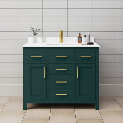 Beckett Single Bathroom Vanity - 42W x 35H x 22D