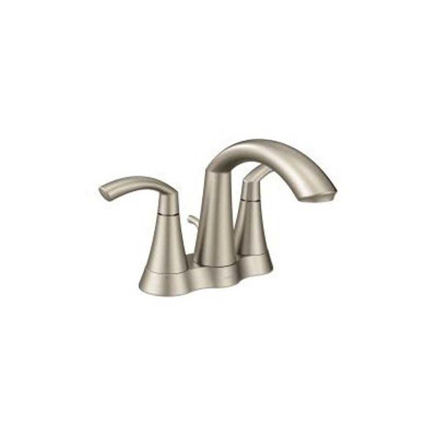 Glyde™ Centerset Lavatory Faucet, ADA, 2 Handle, 2-Hole, 1.2 gpm, Brushed Nickel