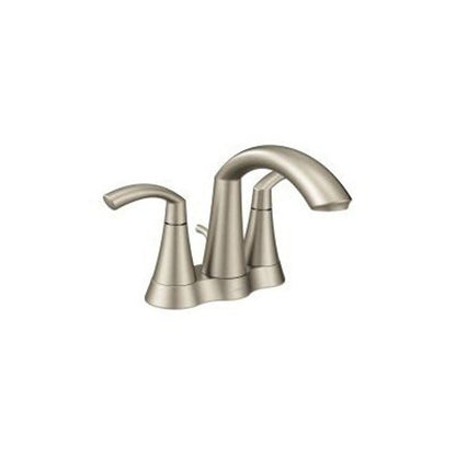 Glyde™ Centerset Lavatory Faucet, ADA, 2 Handle, 2-Hole, 1.2 gpm, Brushed Nickel