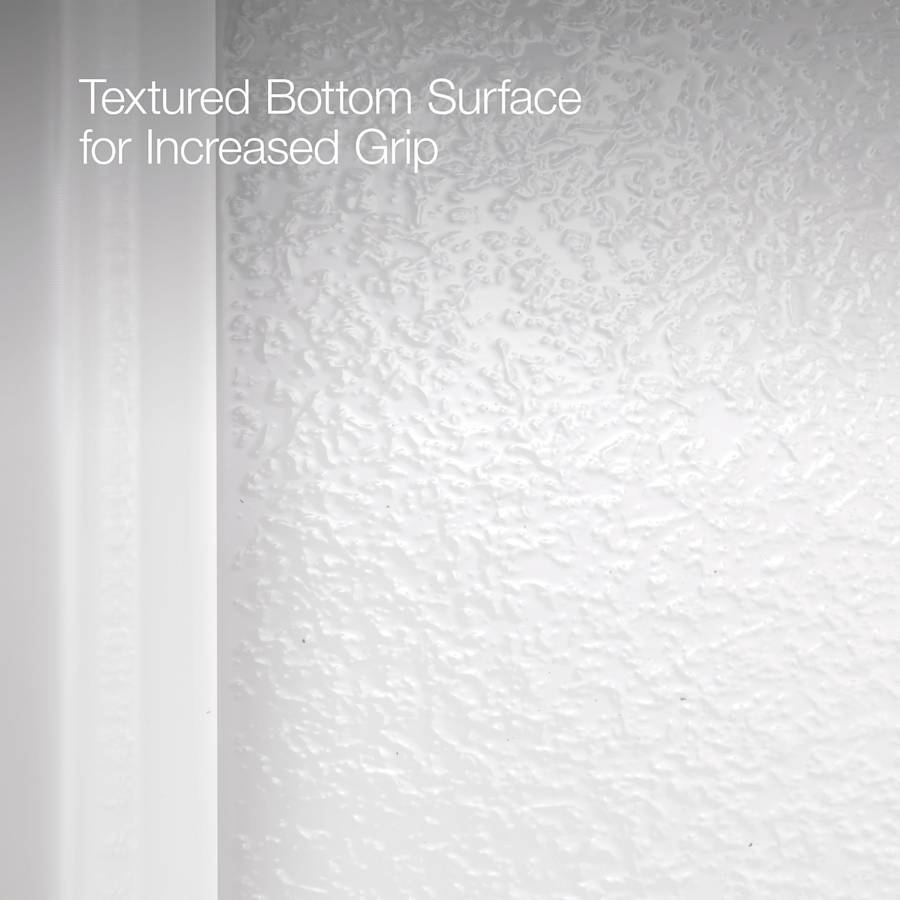 Underscore 60" Soaking Bathtub for Three Wall Alcove Installation with Left Drain and 68 Gallon Water Capacity