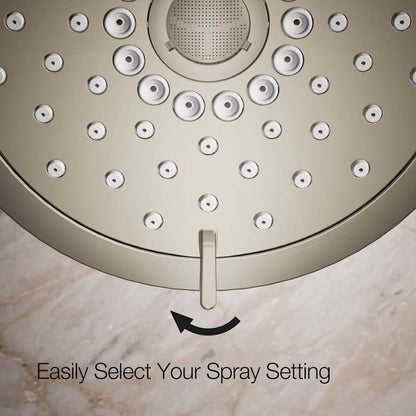 Forte 2.5 GPM Multi Function Shower Head