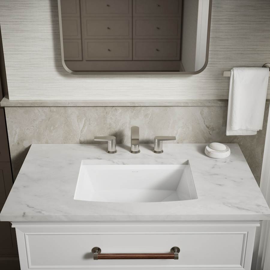 Archer 19-7/8" Undermount Bathroom Sink with Overflow