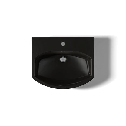 Cimarron 21" Pedestal Bathroom Sink with 1 Hole Drilled and Overflow