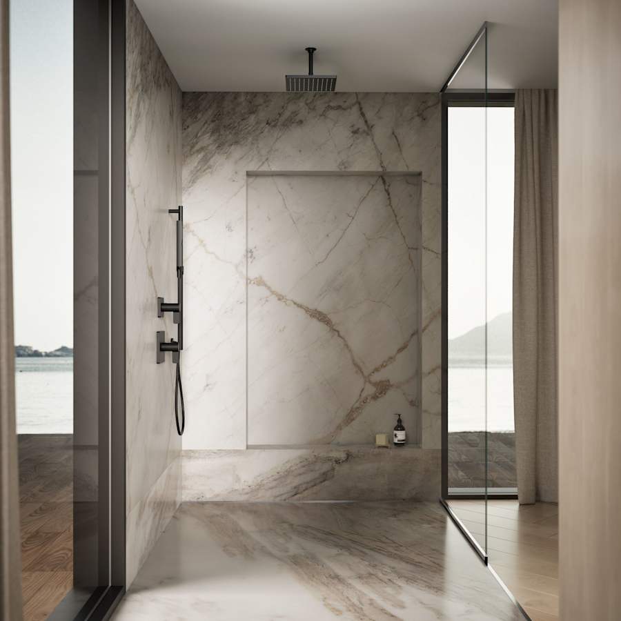 Honesty Square 10" Single Function 2.5 GPM Rainhead with MasterClean Sprayface