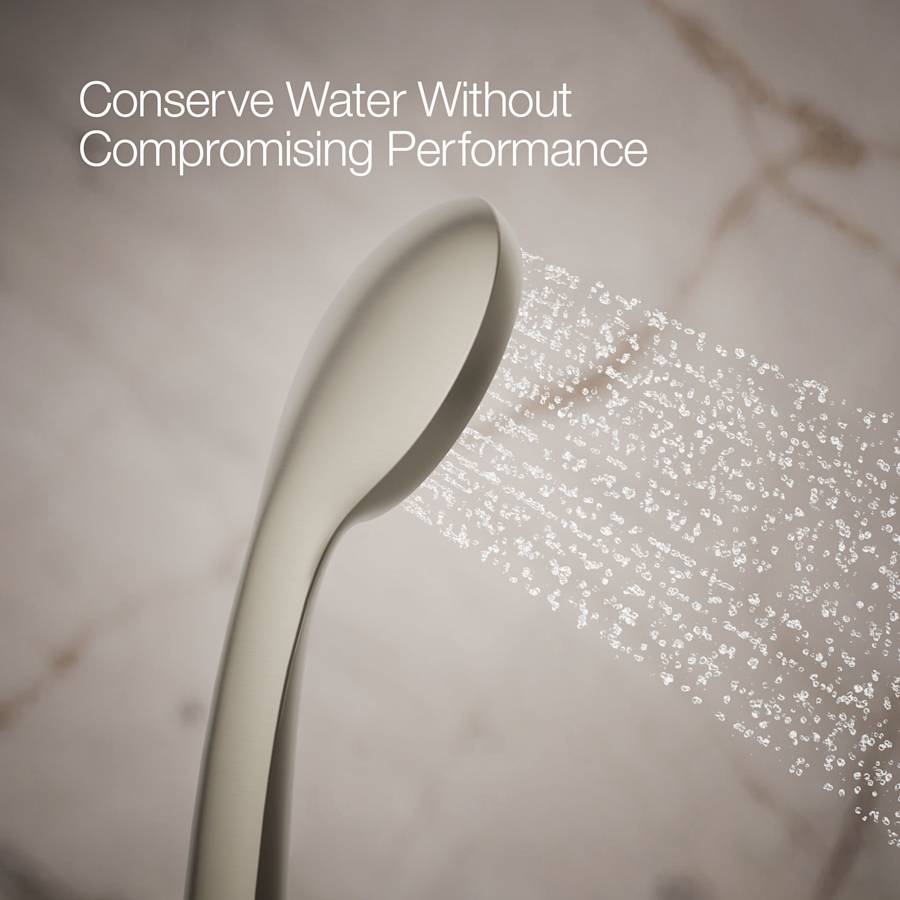 Awaken B90 1.5 GPM / 2 GPM Multi Function Hand Shower with MasterClean and Eco-Boost Technologies