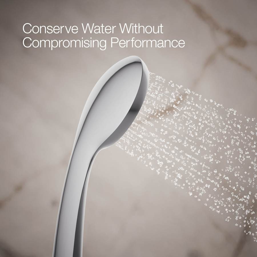 Awaken B90 1.5 GPM / 2 GPM Multi Function Hand Shower with MasterClean and Eco-Boost Technologies