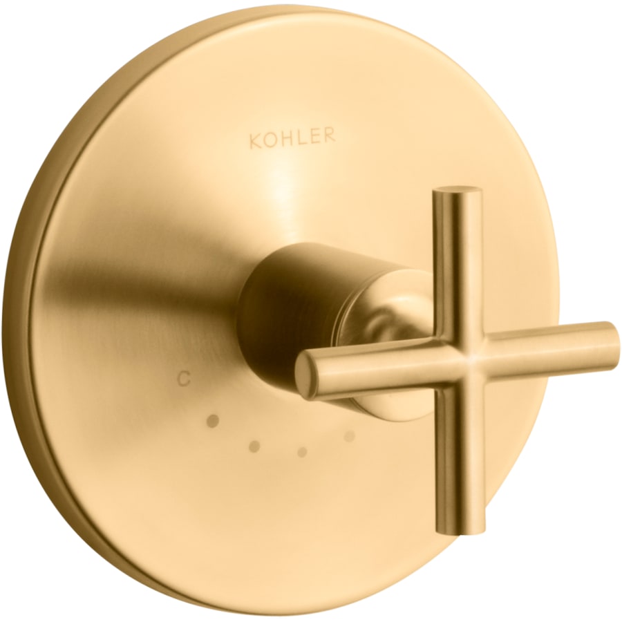 Purist Thermostatic Valve Trim Only with Single Cross Handle - Less Rough In