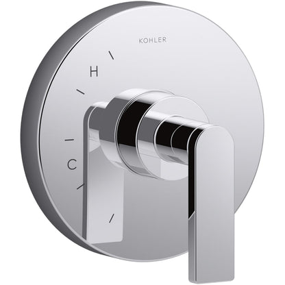 Composed Pressure Balanced Valve Trim Only with Single Lever Handle - Less Rough In