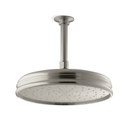 Traditional Round 10" Single Function 2.5 GPM Rainhead with MasterClean Sprayface and Katalyst Air-Induction Technology