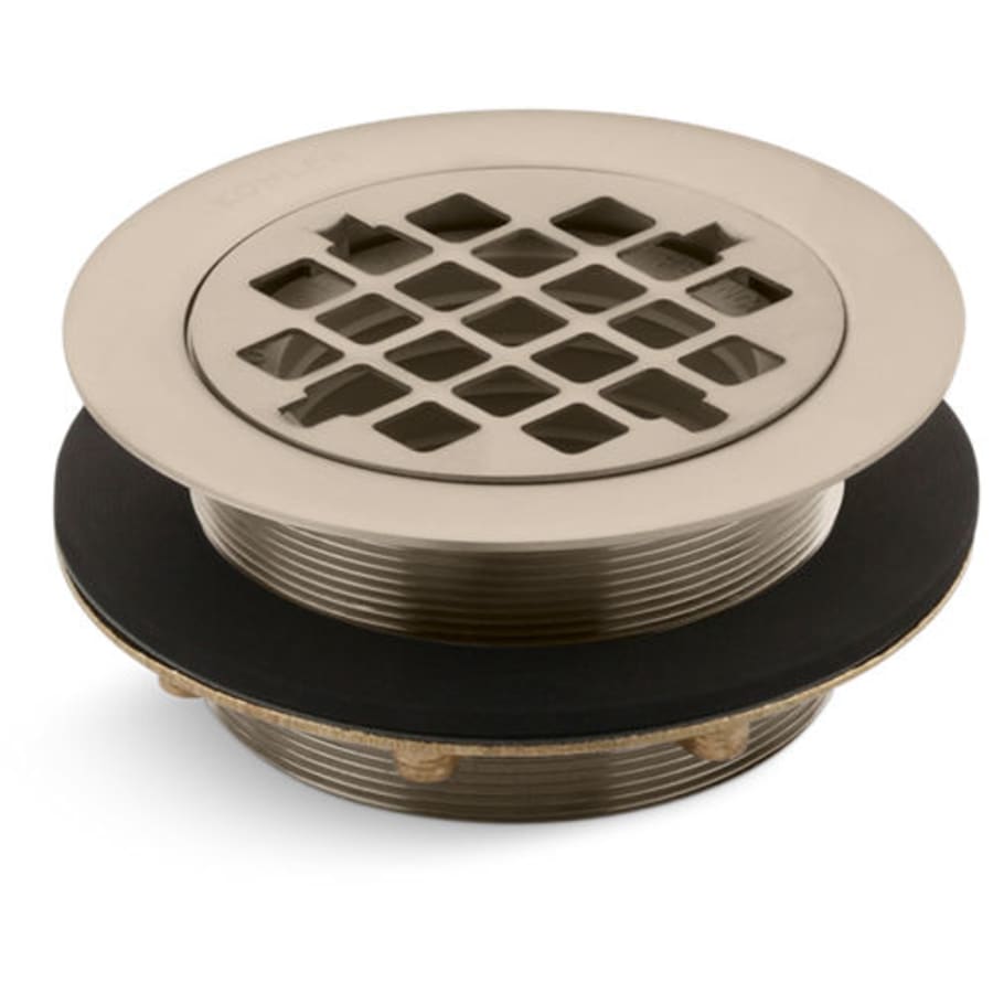 4-3/8" Round Shower Drain with Gasket