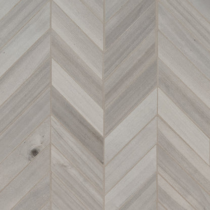 Havenwood Platinum Chevron Mosaic 12x15