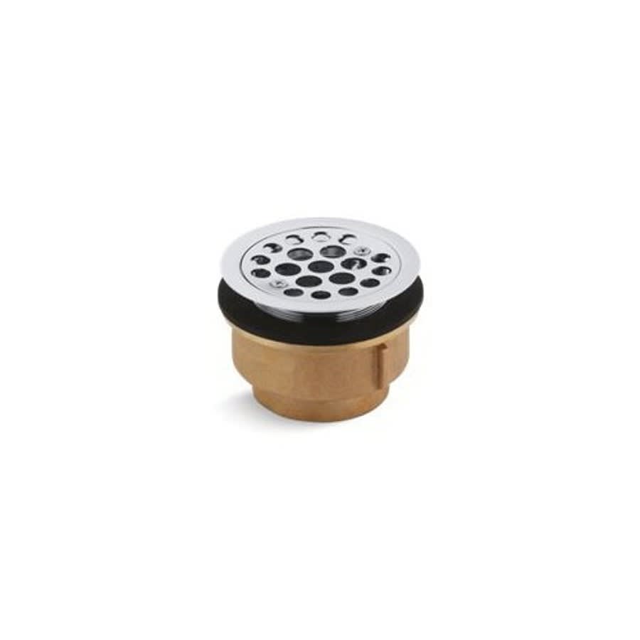Sink Strainer, Solid Brass, Polished Chrome