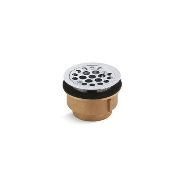 Sink Strainer, Solid Brass, Polished Chrome