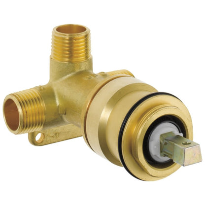 Rough-In Valve, 1/2 in Inlet, Forged Brass Body