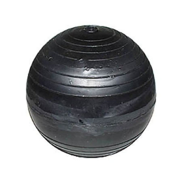 Float Ball, 6 in Dia, 1/4-20 Thread, Plastic/Polystyrene