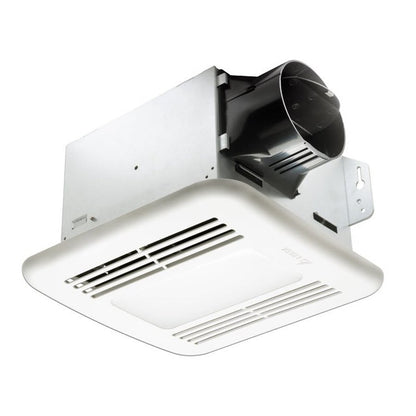 GreenBuilder Bathroom Fan/Light, 80 cfm, 120 VAC