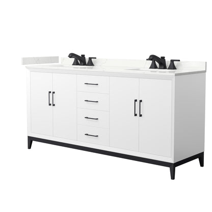 Amici Double Bathroom Vanity - 72W x 35.25H x 22D