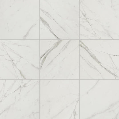 Platinum Calacatta Empire Straight Joint 2X2 Matte
