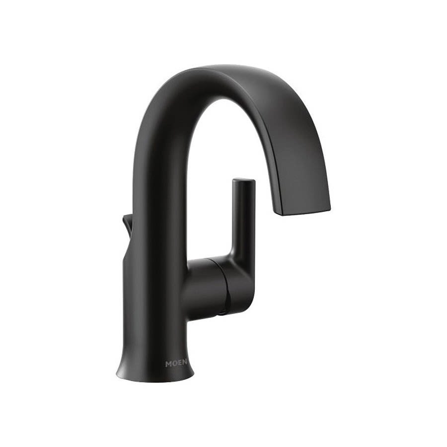 Doux™ Single Hole or Centerset Lavatory Faucet, ADA, 1 Handle, 1-Hole, 1.2 gpm, Matte Black