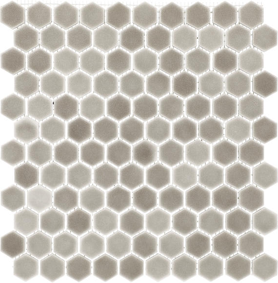 Uptown Glass Matte Frst Moka Hexagon 1X1 Matte