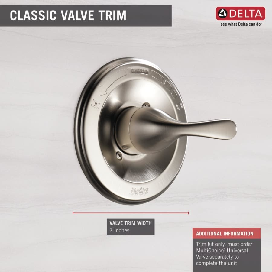 Classic Monitor 13 Series Single Function Pressure Balanced Trim Only Less Rough-In Valve - Limited Lifetime Warranty