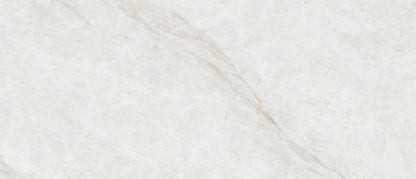 IvoriTaj Brushed Quartz by MSI, brushed finish: light stone with off-white, beige hues, and thin diagonal veining across a smooth surface.
