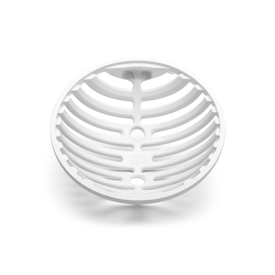 Bottom Dome Strainer, For Use With Series Z1900 12 in, Sani-Flor Receptor, Plastic