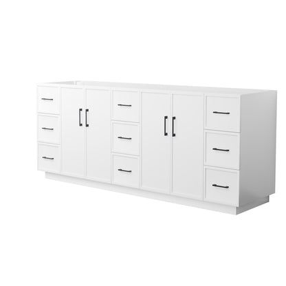 Elan Double Bathroom Vanity with Toe Kick - 83W x 34.25H x 21.5D