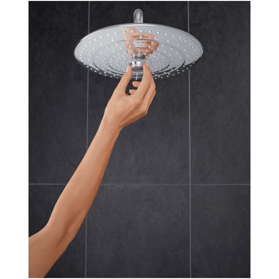 Grohtherm Euphoria 260 1.8 GPM Multi Function Shower Head with EcoJoy, DreamSpray, and SpeedClean