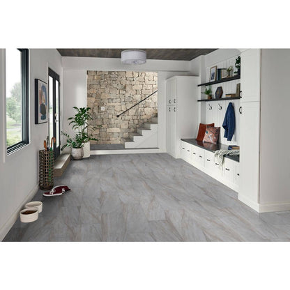 Vigo Gris 12 in. x 24 in. Matte Ceramic Stone Look Floor and Wall Tile (16 sq. ft./Case)