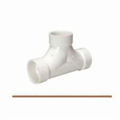 2-Way Cleanout Tee, 3 in, Hub, DWV, PVC