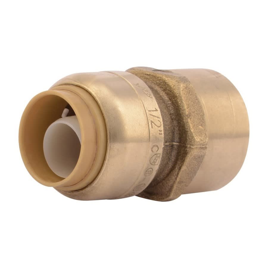 Max™ Adapter, 1/2 in, Push x FNPT, Brass