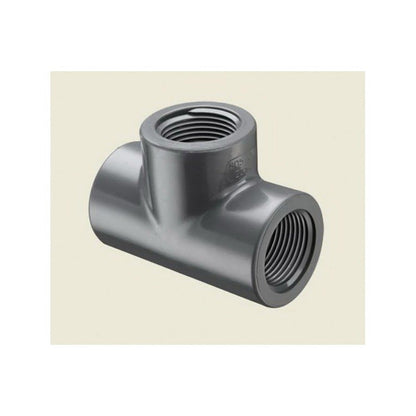 Tee, 1 in, FNPT, SCH 80/XH, PVC