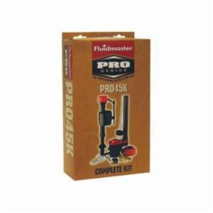 PRO SERIES™ Complete Toilet Repair Kit, 4 Pieces, For Use With Most Toilet, Black